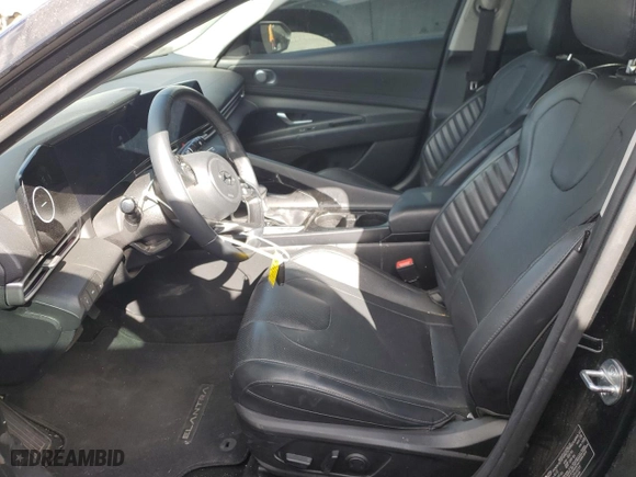 2023 Hyundai Elantra Limited with VIN 5NPLP4AG2PH112159, listed as a Copart auction lot 43916265 with 33,202 mi miles and Salvage Title. Bid and sale history available at carsss.com. Image 7.