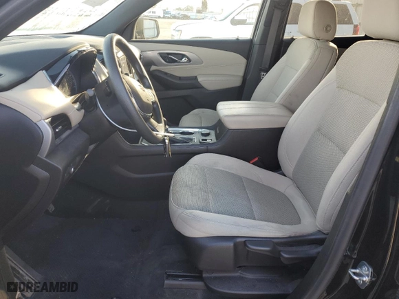 2022 Chevrolet Traverse LS with VIN 1GNERFKW7NJ128860, listed as a Copart auction lot 46322455 with 45,849 mi miles and Salvage Title. Bid and sale history available at carsss.com. Image 7.