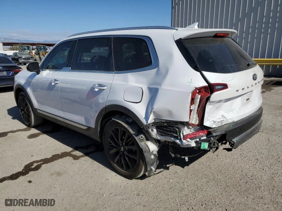 2021 Kia Telluride SX with VIN 5XYP54HC0MG155332, listed as a Copart auction lot 89169755 with 52,340 mi miles and Salvage Title. Bid and sale history available at carsss.com. Image 2.