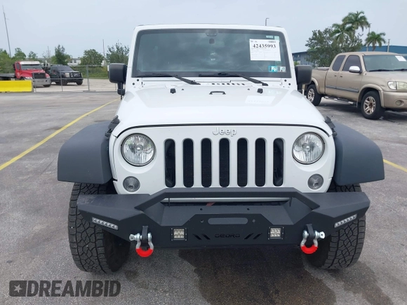 2018 Jeep Wrangler Unlimited Sport S with VIN 1C4BJWDG7JL895132, listed as a IAAI auction lot 42435993 with 71,394 mi miles and . Bid and sale history available at DreamBid. Image 6.