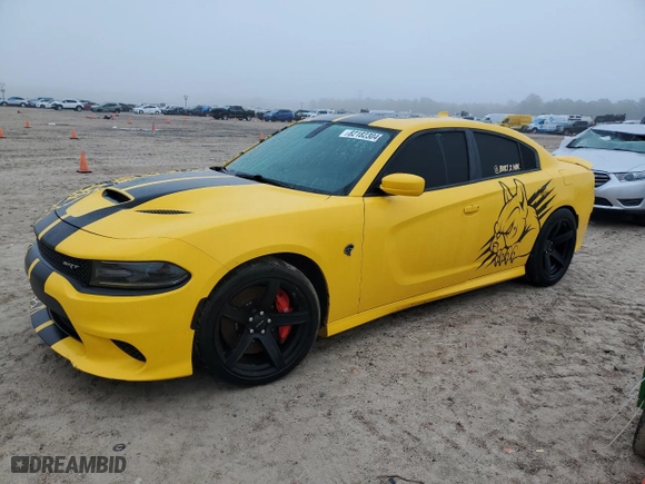 2017 Dodge Charger SRT Hellcat with VIN 2C3CDXL90HH503334, listed as a Copart auction lot 82182304 with 58,389 mi miles and Salvage Title. Bid and sale history available at carsss.com. Image 1.