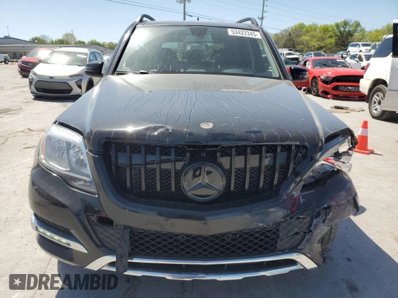 2015 Mercedes-Benz GLK 350 with VIN WDCGG8JB8FG414792, listed as a Copart auction lot 53422345 with 109,945 mi miles and Clean Title. Bid and sale history available at DreamBid. Image 5.