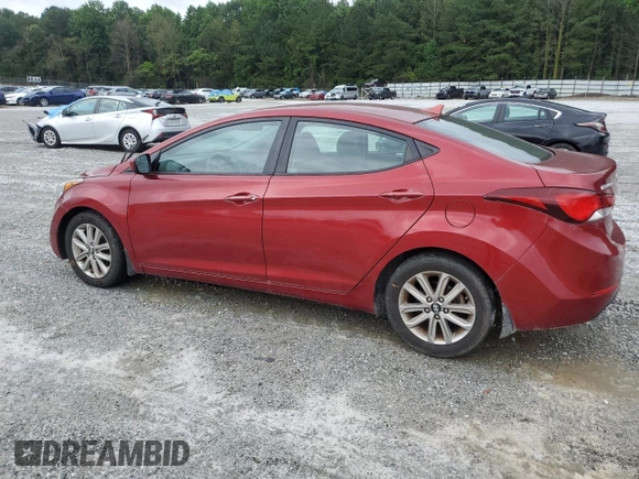 2015 Hyundai Elantra SE z VIN 5NPDH4AE5FH585021, wystawiony jako Copart lot #58666925 z przebiegiem 129 040 mil mil oraz Czysty tytuł • Clean title. Historia ofert i sprzedaży dostępna na DreamBid. Obrazek 2.