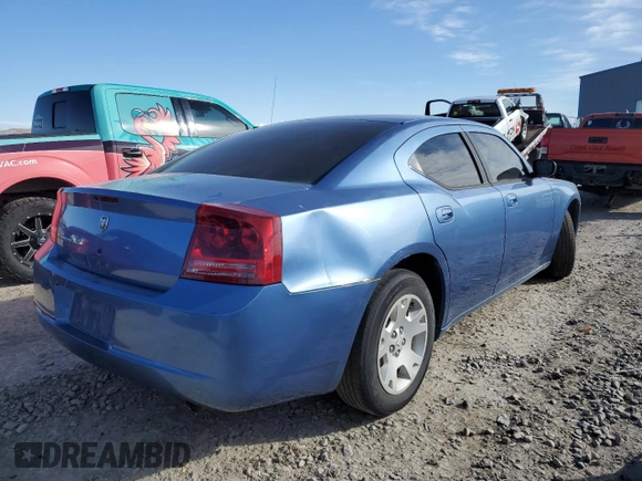 2007 Dodge Charger with VIN 2B3KA43R87H676386, listed as a Copart auction lot 46897315 with 128,922 mi miles and Clean Title. Bid and sale history available at DreamBid. Image 3.