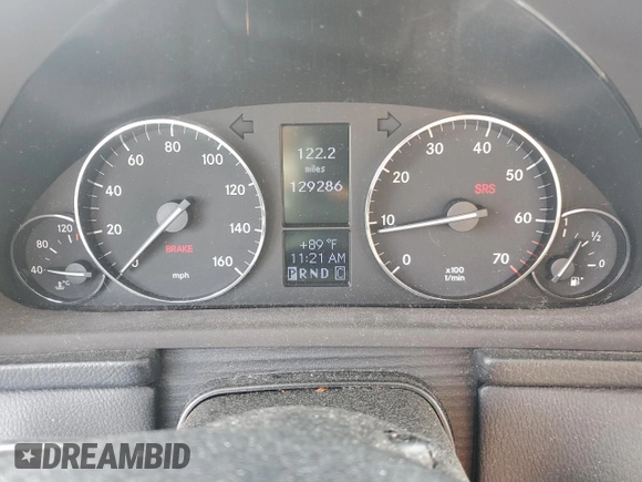 2007 Mercedes-Benz C 230 Sport with VIN WDBRF52H27F922930, listed as a Copart auction lot 51759245 with 129,286 mi miles and Salvage Title. Bid and sale history available at DreamBid. Image 9.