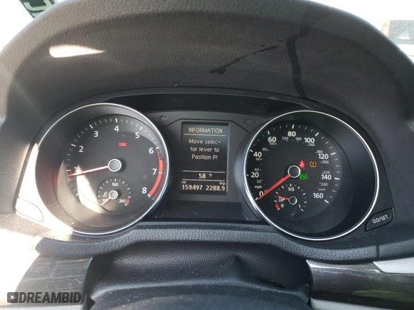 2016 Volkswagen Passat 1.8T SE w/Technology with VIN 1VWBS7A33GC016977, listed as a Copart auction lot 47656715 with 159,497 mi miles and Salvage Title. Bid and sale history available at carsss.com. Image 9.