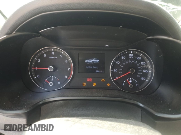 2019 Kia Forte LXS with VIN 3KPF24ADXKE011871, listed as a Copart auction lot 57485555 with 99,817 mi miles and Salvage title. Bid and sale history available at DreamBid. Image 9.
