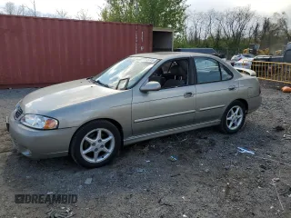 2001 Nissan Sentra SE with VIN 3N1BB51D51L120644, listed as a Copart auction lot 53295745 with 132,375 mi miles and Salvage title. Bid and sale history available at DreamBid. Image 1.