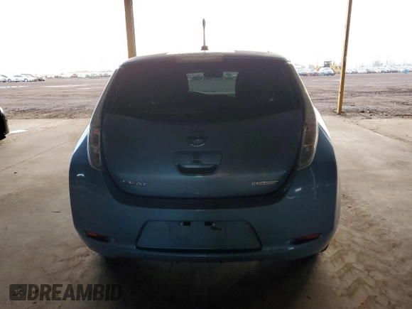 2011 Nissan LEAF SL with VIN JN1AZ0CPXBT001891, listed as a Copart auction lot 87545915 with 100,430 mi miles and Clean Title. Bid and sale history available at carsss.com. Image 6.