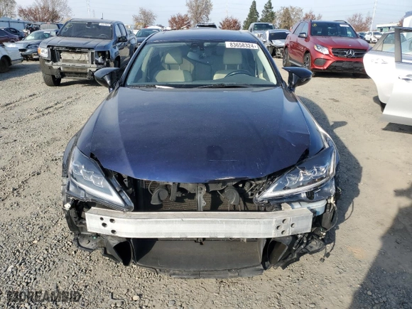 2011 Lexus IS 350 with VIN JTHBE5C24B5025704, listed as a Copart auction lot 83658324 with 160,961 mi miles and Salvage Title. Bid and sale history available at carsss.com. Image 5.