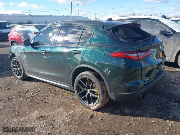 2019 Alfa Romeo Stelvio with VIN ZASPAKAN4K7C40834, listed as a IAAI auction lot 40954464 with 68,213 mi miles. Bid and sale history available at carsss.com. Image 3.