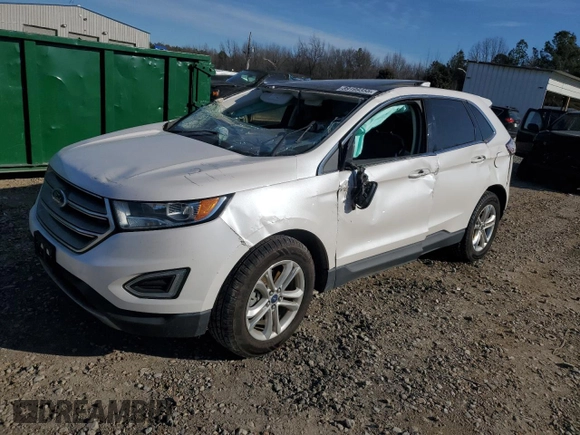 2017 Ford Edge SEL with VIN 2FMPK3J85HBC65372, listed as a Copart auction lot 89199355 with 128,816 mi miles and Salvage Title. Bid and sale history available at carsss.com. Image 1.
