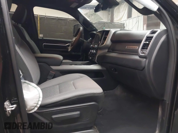 2025 Ram 1500 Big Horn with VIN 1C6SRFFPXSN551670, listed as a IAAI auction lot 42105142 with 10,855 mi miles and . Bid and sale history available at DreamBid. Image 5.