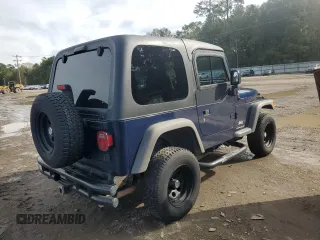 2005 Jeep Wrangler SE with VIN 1J4FA29S55P385703, listed as a Copart auction lot 81471004 with 131,065 mi miles and Salvage Title. Bid and sale history available at carsss.com. Image 3.