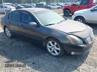 2006 Nissan Maxima SE with VIN 1N4BA41E96C823563, listed as a IAAI auction lot 42576331 with 204,896 mi miles and . Bid and sale history available at DreamBid. Image 1.