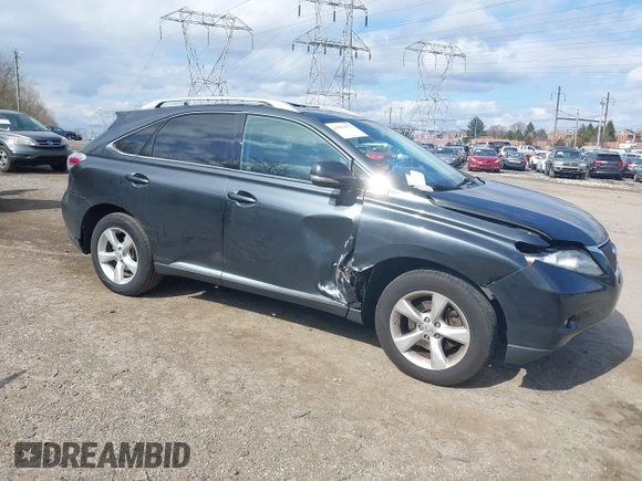 2010 Lexus RX with VIN 2T2BK1BA8AC053708, listed as a IAAI auction lot 41891471 with 150,601 mi miles. Bid and sale history available at carsss.com. Image 1.