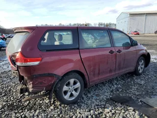 2012 Toyota Sienna with VIN 5TDZK3DC0CS222689, listed as a Copart auction lot 42884635 with 126,307 mi miles and Salvage Title. Bid and sale history available at carsss.com. Image 3.