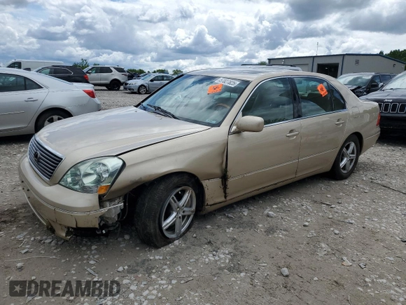 2002 Lexus LS 430 z VIN JTHBN30F320090312, wystawiony jako Copart lot #57827825 z przebiegiem Nie podano mil oraz Czysty tytuł • Clean title. Historia ofert i sprzedaży dostępna na DreamBid. Obrazek 1.