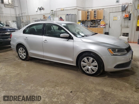 2011 Volkswagen Jetta Sedan SE with VIN 3VWDX7AJ9BM021424, listed as a Copart auction lot 42645125 with 113,140 mi miles and Clean Title. Bid and sale history available at carsss.com. Image 4.