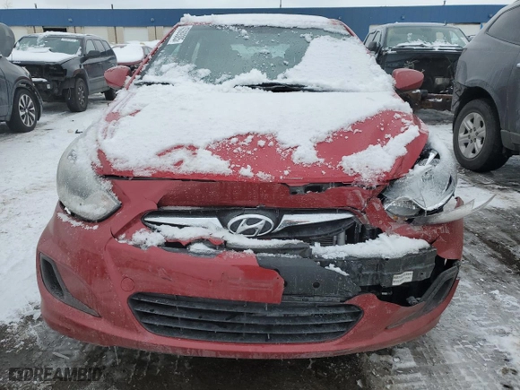 2013 Hyundai Accent GL with VIN KMHCT5AEXDU131393, listed as a Copart auction lot 45369305 with 65,798 mi miles and Clean Title. Bid and sale history available at carsss.com. Image 5.
