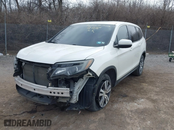 2018 Honda Pilot EX-L with VIN 5FNYF5H52JB022986, listed as a IAAI auction lot 41613038 with 1 mi miles. Bid and sale history available at carsss.com. Image 6.