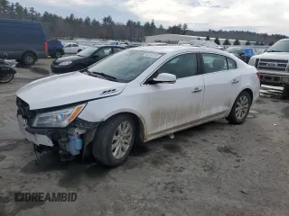 2015 Buick LaCrosse Leather with VIN 1G4GB5GR5FF191698, listed as a Copart auction lot 46157345 with 371,376 mi miles and Salvage Title. Bid and sale history available at DreamBid. Image 1.