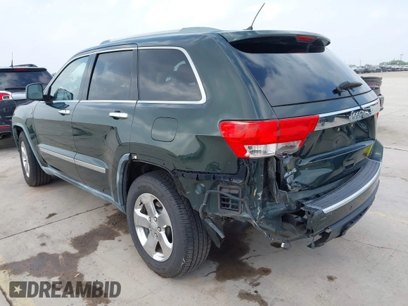 2011 Jeep Grand Cherokee Overland with VIN 1J4RR6GG4BC564913, listed as a IAAI auction lot 41910250 with 58,936 mi miles and . Bid and sale history available at DreamBid. Image 3.