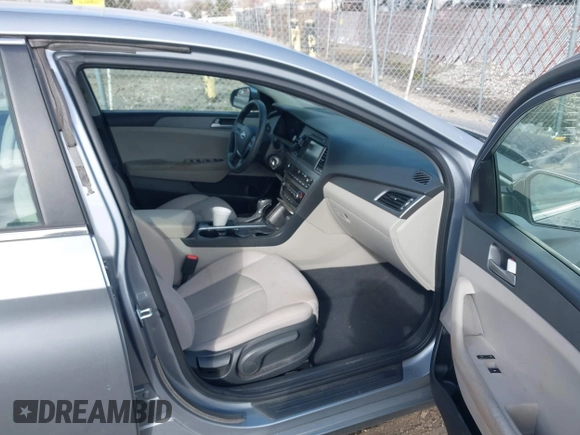2017 Hyundai Sonata SE with VIN 5NPE24AF5HH572898, listed as a IAAI auction lot 42039023 with 50,494 mi miles and . Bid and sale history available at DreamBid. Image 5.