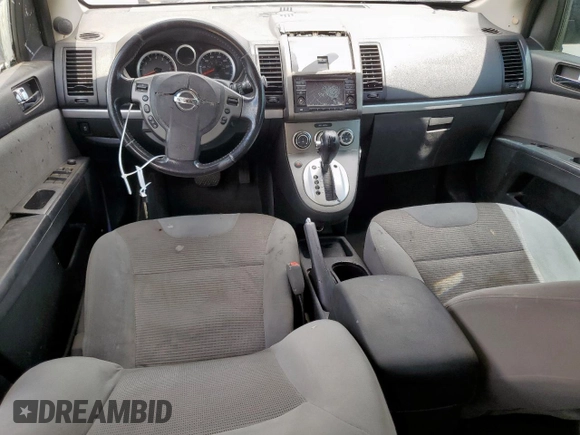 2012 Nissan Sentra S with VIN 3N1AB6AP7CL735551, listed as a Copart auction lot 59293035 with Not provided miles and Salvage title. Bid and sale history available at DreamBid. Image 8.