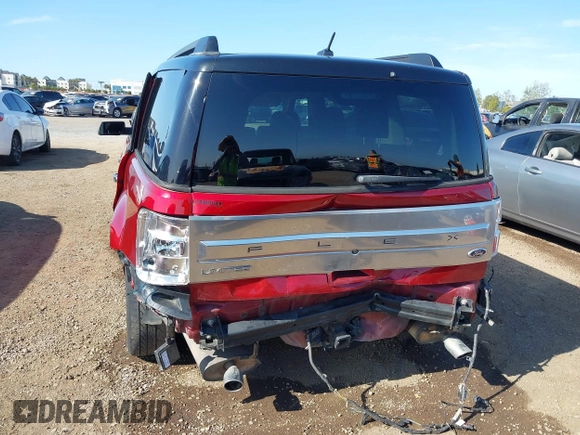 2014 Ford Flex Limited with VIN 2FMGK5D84EBD39853, listed as a IAAI auction lot 41999867 with 156,433 mi miles. Bid and sale history available at carsss.com. Image 6.