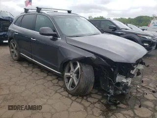 2016 Audi Q5 Premium Plus with VIN WA1CVAFP0GA059587, listed as a Copart auction lot 56533385 with 126,628 mi miles and Salvage title. Bid and sale history available at DreamBid. Image 4.