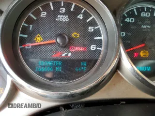 2010 Chevrolet Silverado 1500 LT with VIN 1GCSKSE35AZ190683, listed as a Copart auction lot 54016075 with 166,686 mi miles and Salvage Title. Bid and sale history available at DreamBid. Image 9.