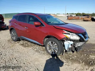 2016 Nissan Murano S with VIN 5N1AZ2MG9GN119011, listed as a Copart auction lot 82353424 with 165,314 mi miles and Salvage Title. Bid and sale history available at carsss.com. Image 4.