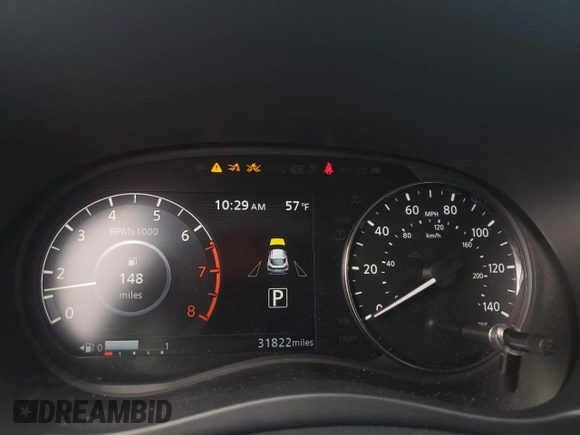 2021 Nissan Kicks SR with VIN 3N1CP5DV8ML559898, listed as a Copart auction lot 48545595 with 31,822 mi miles and Salvage Title. Bid and sale history available at DreamBid. Image 9.