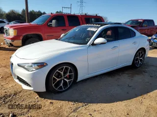 2021 Alfa Romeo Giulia Ti Sport with VIN ZARFAMBN2M7640415, listed as a Copart auction lot 88871315 with 56,083 mi miles and Salvage title. Bid and sale history available at DreamBid. Image 1.