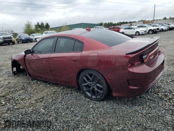 2022 Dodge Charger R/T with VIN 2C3CDXCT5NH138592, listed as a Copart auction lot 50185865 with 48,754 mi miles and Clean Title. Bid and sale history available at carsss.com. Image 2.