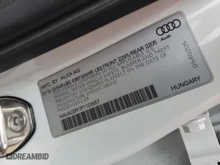 2015 Audi A3 1.8T Premium with VIN WAUACGFF7F1103657, listed as a Copart auction lot 51314145 with 130,308 mi miles and Salvage Title. Bid and sale history available at carsss.com. Image 13.