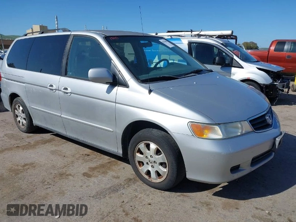 2003 Honda Odyssey EX-L with VIN 5FNRL18903B075004, listed as a IAAI auction lot 41954985 with 225,907 mi miles and . Bid and sale history available at DreamBid. Image 1.