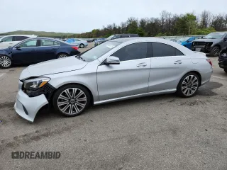 2018 Mercedes-Benz CLA 250 with VIN WDDSJ4GB7JN653164, listed as a Copart auction lot 58487175 with 60,922 mi miles and Salvage title. Bid and sale history available at DreamBid. Image 1.