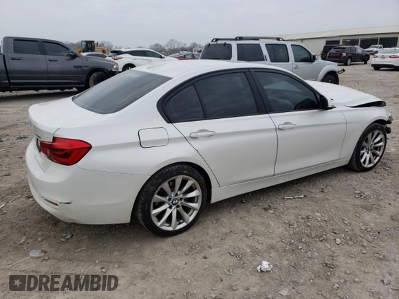2018 BMW 3 Series 320i xDrive with VIN WBA8E5G53JNV02425, listed as a Copart auction lot 43974145 with 169,091 mi miles and Salvage Title. Bid and sale history available at carsss.com. Image 3.
