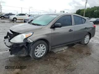 2015 Nissan Versa SV with VIN 3N1CN7AP8FL815385, listed as a Copart auction lot 60891515 with 141,953 mi miles and Salvage title. Bid and sale history available at DreamBid. Image 1.