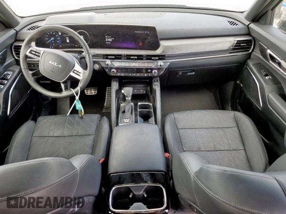 2024 Kia Telluride SX X-Line with VIN 5XYP5DGC0RG559059, listed as a Copart auction lot 64821515 with 15,839 mi miles and Salvage title. Bid and sale history available at DreamBid. Image 8.
