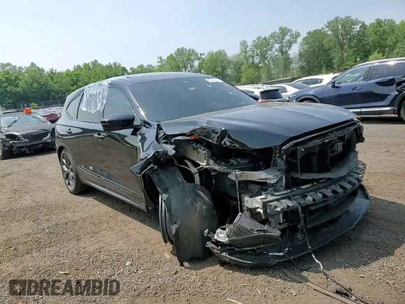 2024 Acura MDX w/A-Spec Package with VIN 5J8YE1H08RL001232, listed as a Copart auction lot 60906385 with 61,898 mi miles and Salvage title. Bid and sale history available at DreamBid. Image 15.