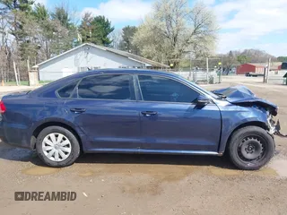 2012 Volkswagen Passat S w/Appearance with VIN 1VWAP7A35CC071406, listed as a IAAI auction lot 41912227 with 235,820 mi miles. Bid and sale history available at carsss.com. Image 14.