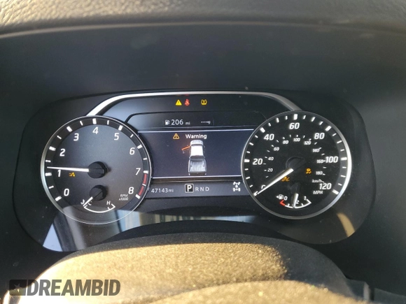 2022 Nissan Frontier SV with VIN 1N6ED1FK4NN694871, listed as a Copart auction lot 83315264 with 47,143 mi miles and Salvage Title. Bid and sale history available at carsss.com. Image 9.