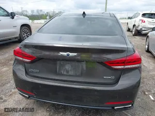 2015 Hyundai Genesis 3.8L with VIN KMHGN4JEXFU042724, listed as a IAAI auction lot 41995113 with 144,194 mi miles. Bid and sale history available at carsss.com. Image 16.