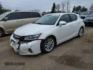 2012 Lexus CT 200h z VIN JTHKD5BH3C2059631, wystawiony jako Copart lot #54989935 z przebiegiem 165 000 mil mil oraz Tytuł czysty. Historia ofert i sprzedaży dostępna na DreamBid. Obrazek 1.