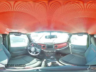2021 Jeep Wrangler Rubicon with VIN 1C4HJXCG4MW787846, listed as a Copart auction lot 58221835 with 25,729 mi miles and Salvage title. Bid and sale history available at DreamBid. Image 14.