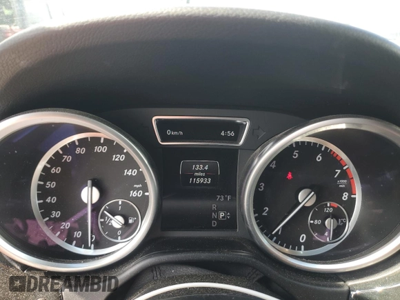 2015 Mercedes-Benz M 350 with VIN 4JGDA5HB0FA539881, listed as a Copart auction lot 58784215 with 115,933 mi miles and Clean title. Bid and sale history available at DreamBid. Image 9.