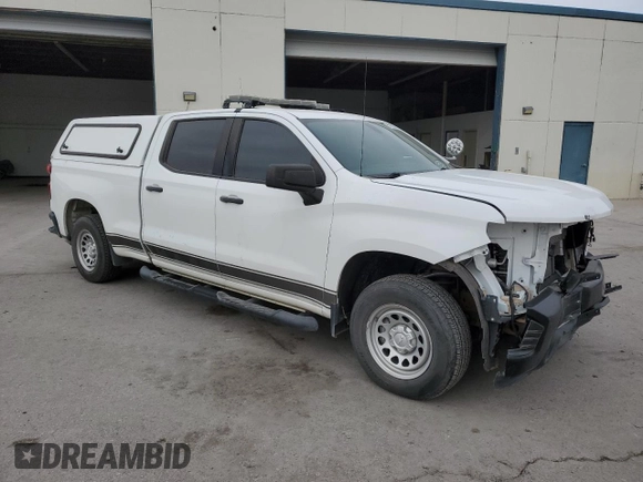 2021 Chevrolet Silverado 1500 Work Truck with VIN 3GCUYAEF3MG207027, listed as a Copart auction lot 42753865 with 15,844 mi miles and Salvage Title. Bid and sale history available at DreamBid. Image 4.